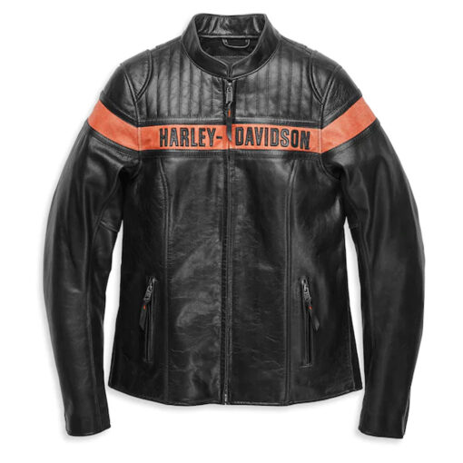 Harley Davidson-jas voor dames - Victory Sweep leren jack